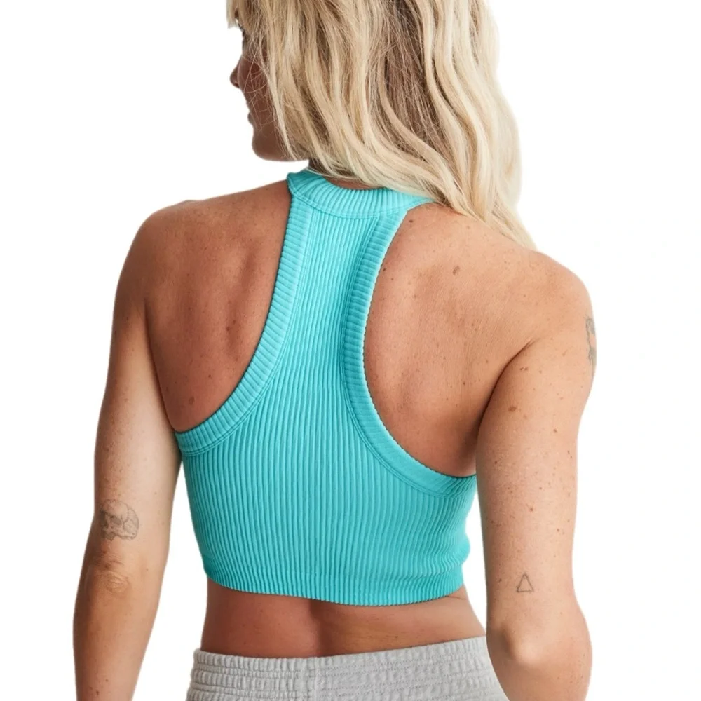 Aerie Seamless High Neck Bra Top - Picture 7 of 7